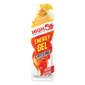High5 Energy Gel with caffeine narancs 40g
