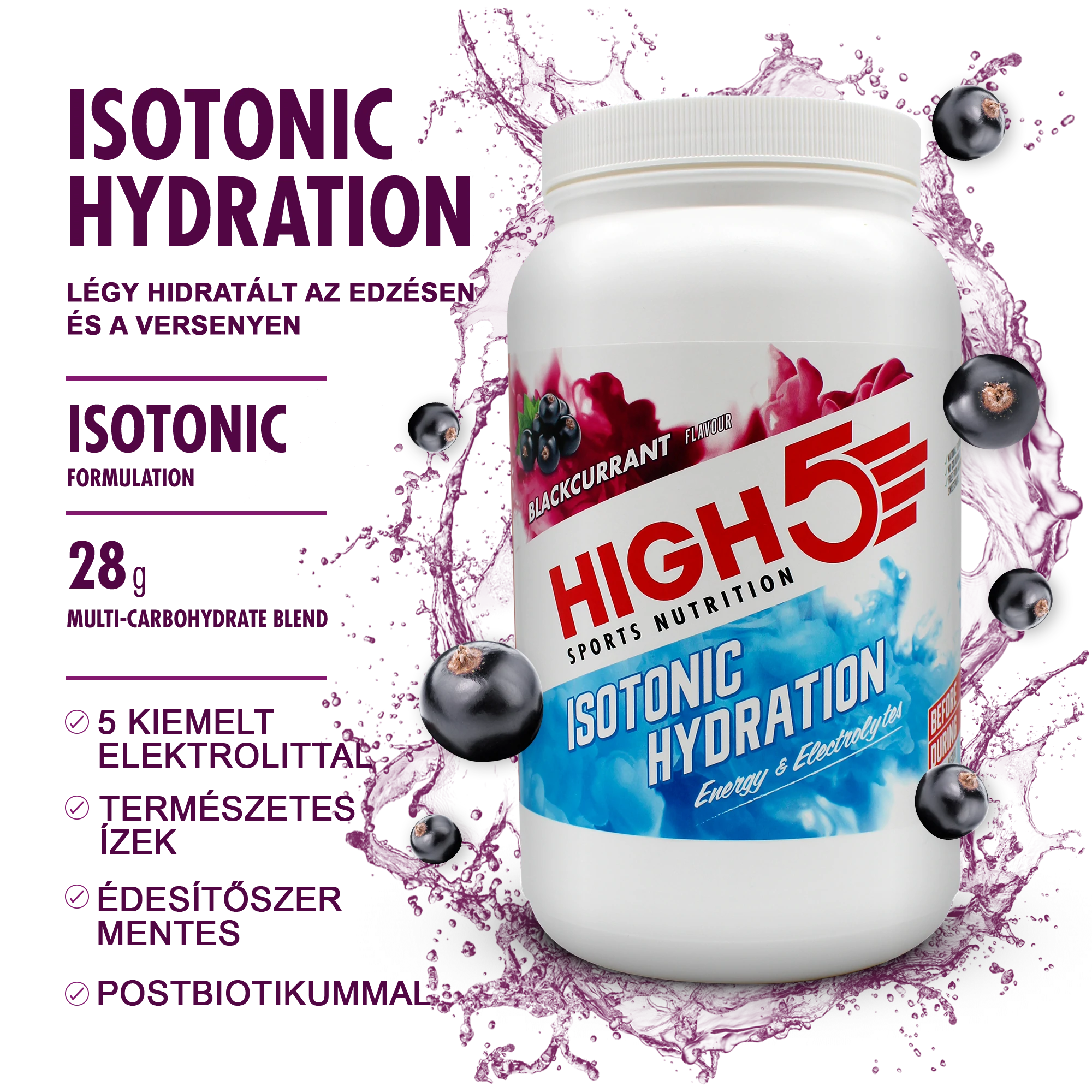 3_Isotonic-Hydration_1230g_Blackcurrant_BENEFITS_ HIGH5 Isotonic Hydration Feketeribizli